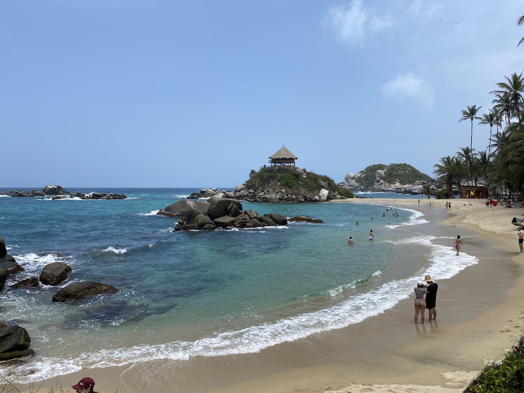 Cabo San Juan del Guia, the most popular beach in Tayrona National Park.