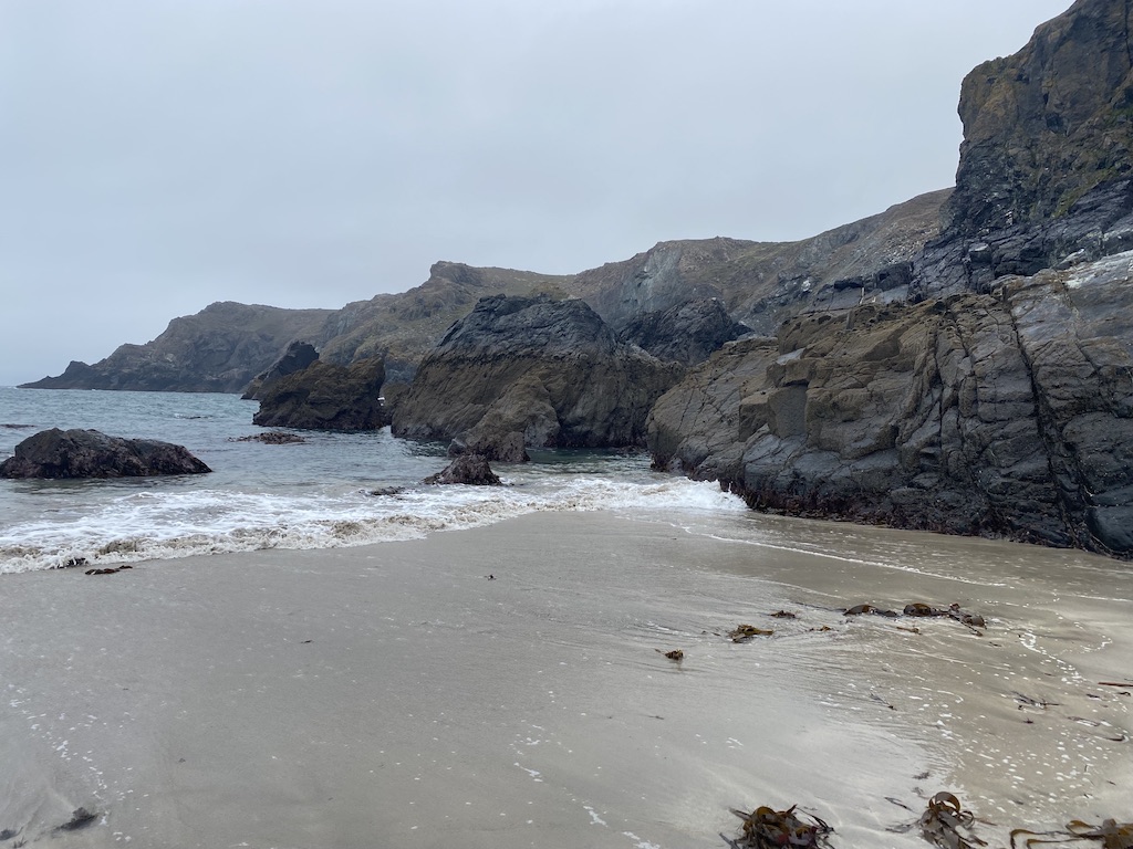 Part of the beach at Kynance Cove