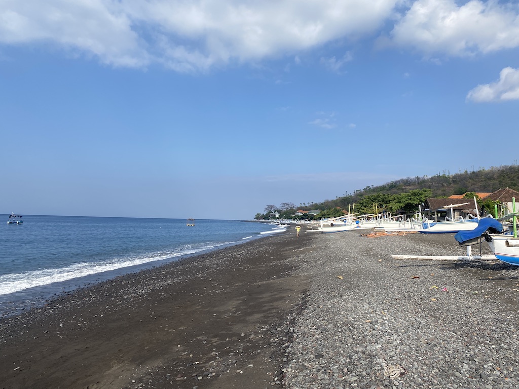 The beach at Amed, Bali